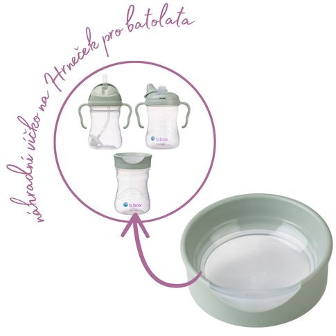 Náhradné viečko na Pohár pre batoľatá - zelené