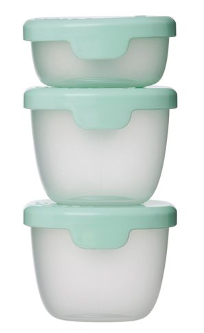 Sada krabičiek Snack tubs 3ks - zelené