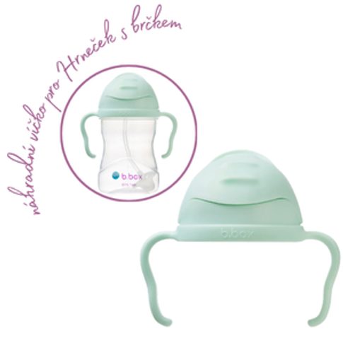 Náhradné veľké viečko pre Hrnček so slamkou - GELATO pistáciový
