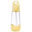 Fľaša na pitie so slamkou 600 ml - lemon twist