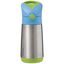 Termoska na pití s brčkem 350 ml - modrá/zelená