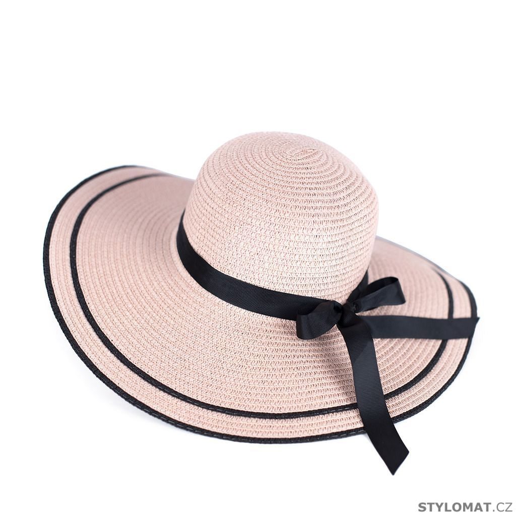 Elegantní dámský klobouk s širokou krempou - světle růžový - Art of Polo - Dámské  letní klobouky