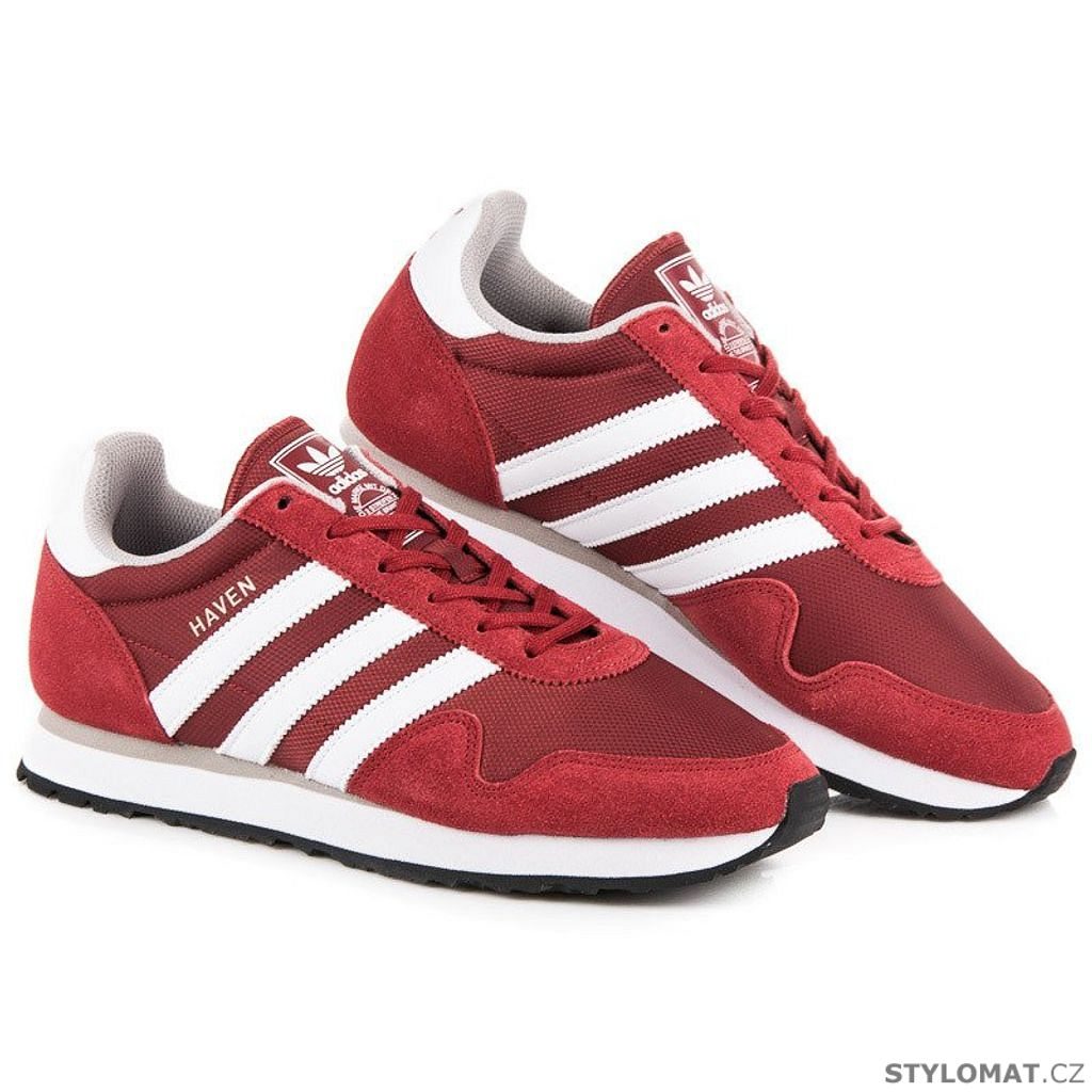 Adidas haven červené - Adidas - Sportovní pánská obuv