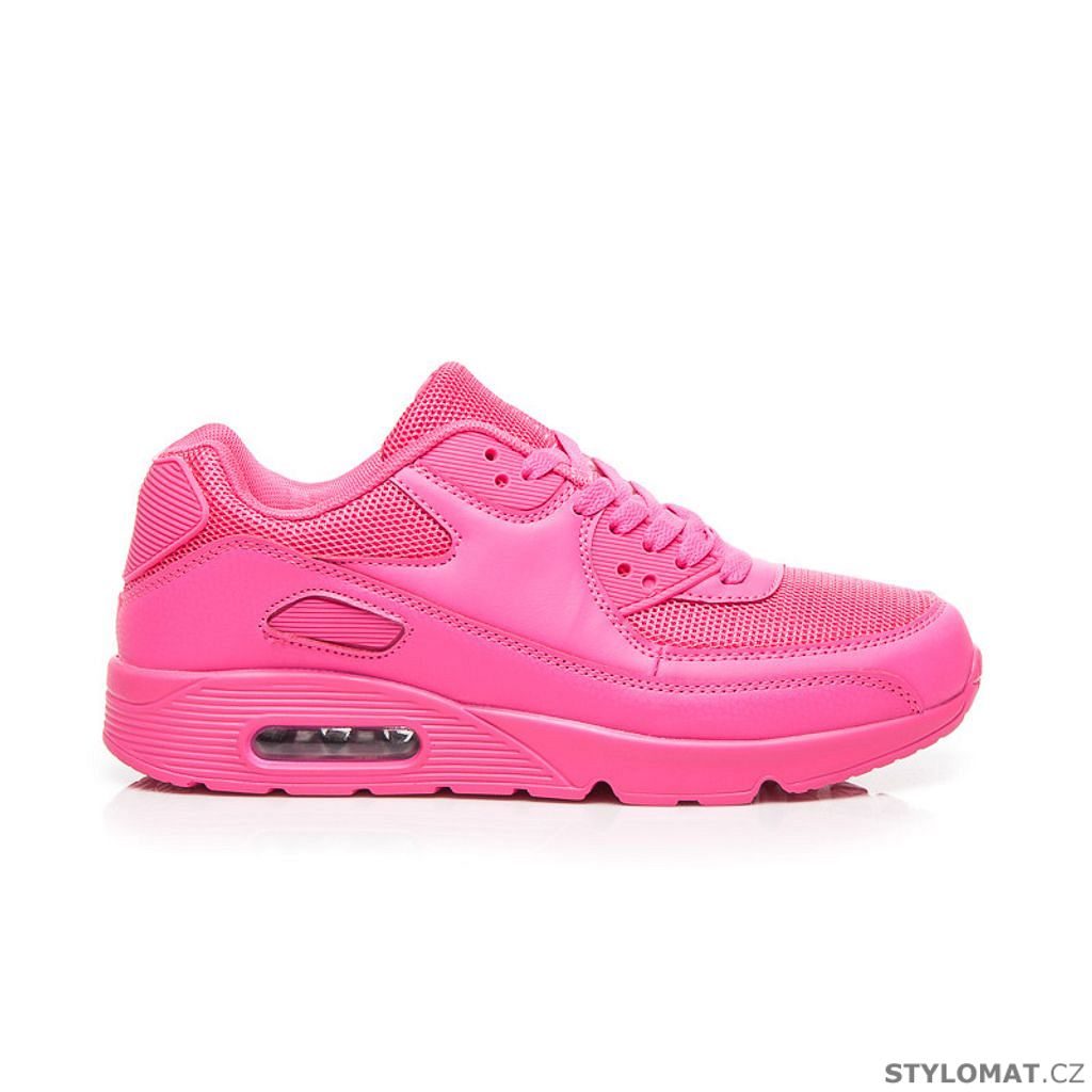 Neonově růžové boty jako air maxy - CNB - Tenisky