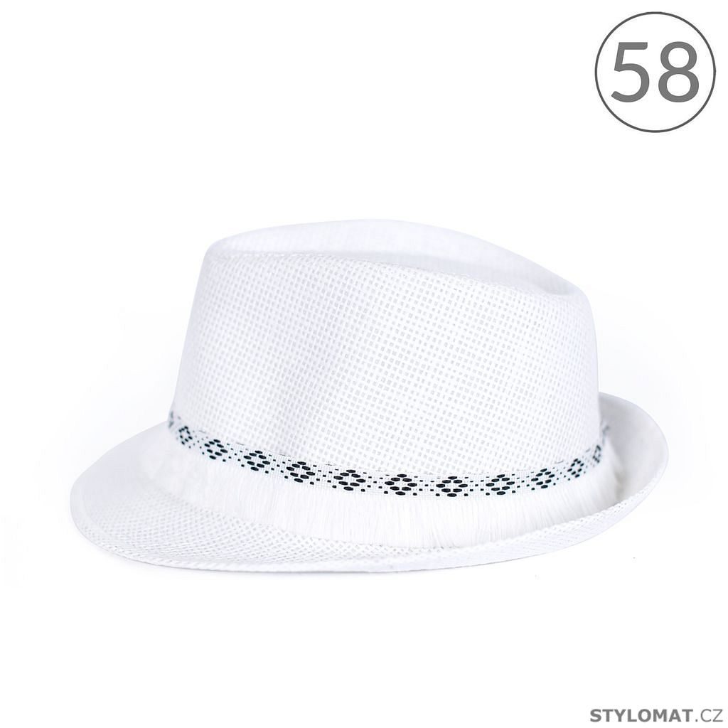 Trilby klobouk bílý 58cm - Art of Polo - Dámské letní klobouky