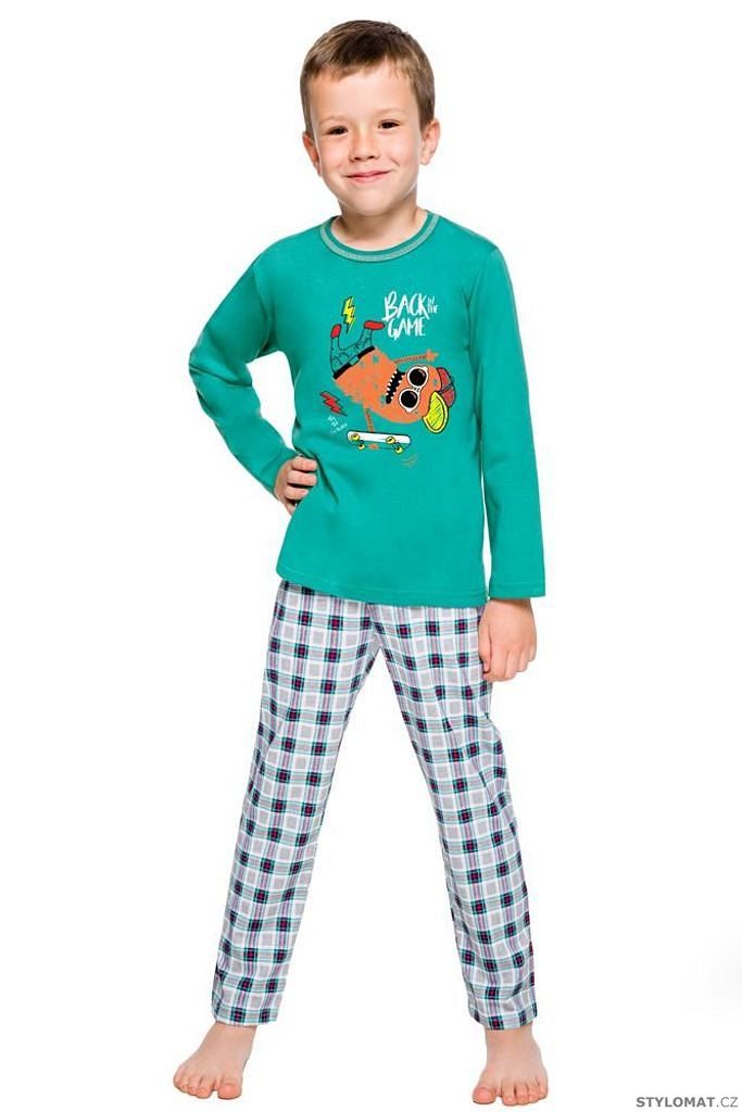 Klučičí pyžamo Leo zelené - Taro - Dětská pyžama a noční košile