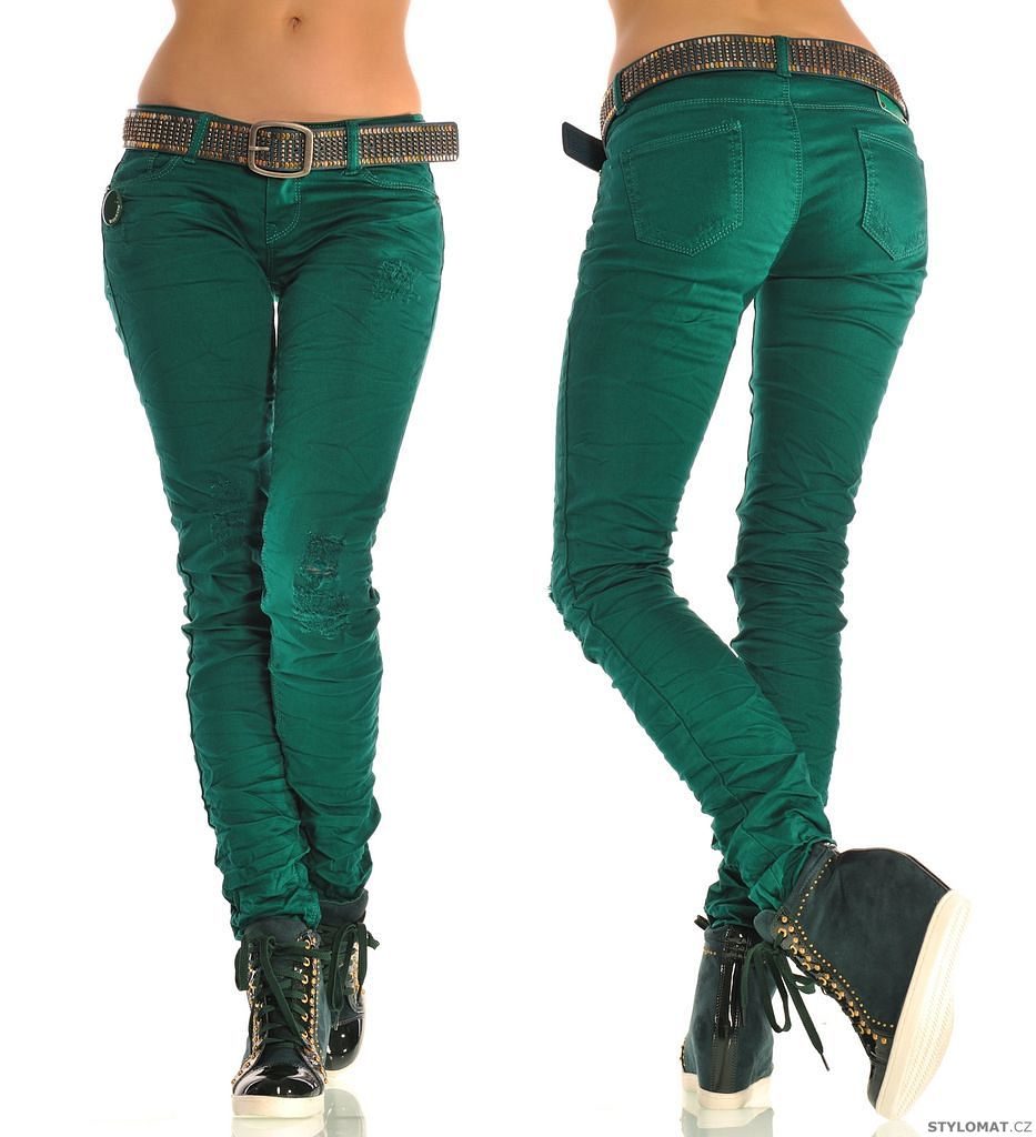 Zelené džíny - Fashion - Jeansy