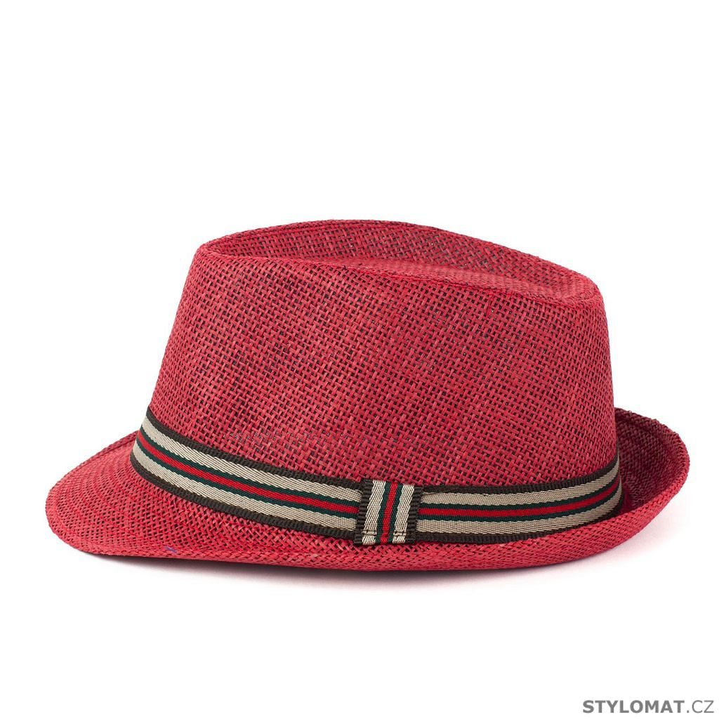 Módní klobouk na léto v červené barvě - Art of Polo - Pánské klobouky a  kšiltovky