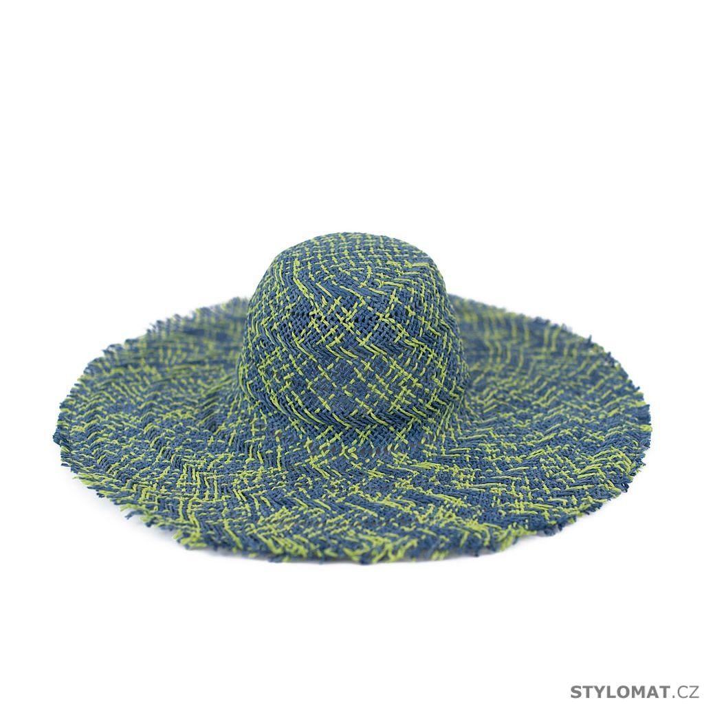 Klobouk se širokou krempou modrozelený - Art of Polo - Dámské letní klobouky