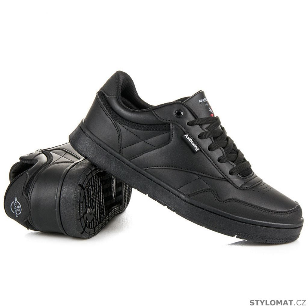 Pánské černé tenisky - AX Boxing - Sportovní pánská obuv