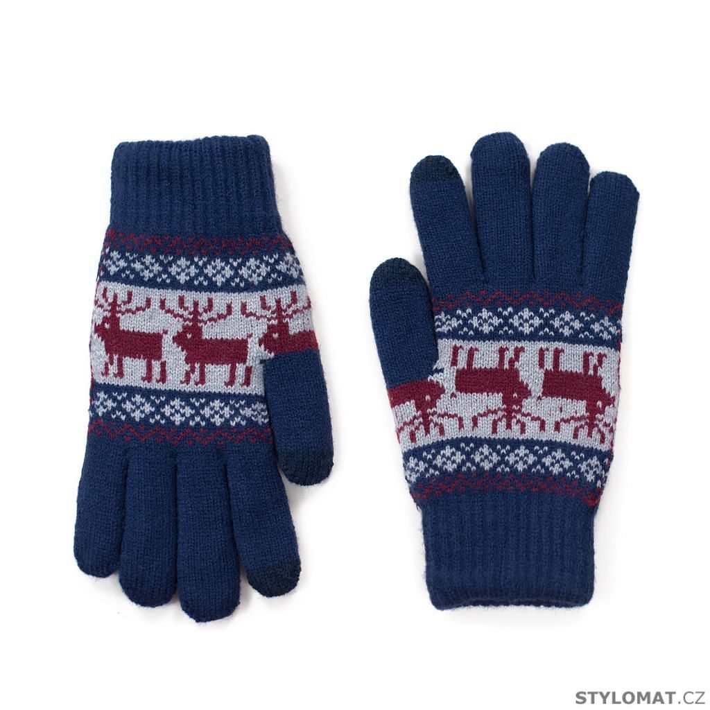 Zimní rukavice se soby - Art of Polo - Dámské rukavice