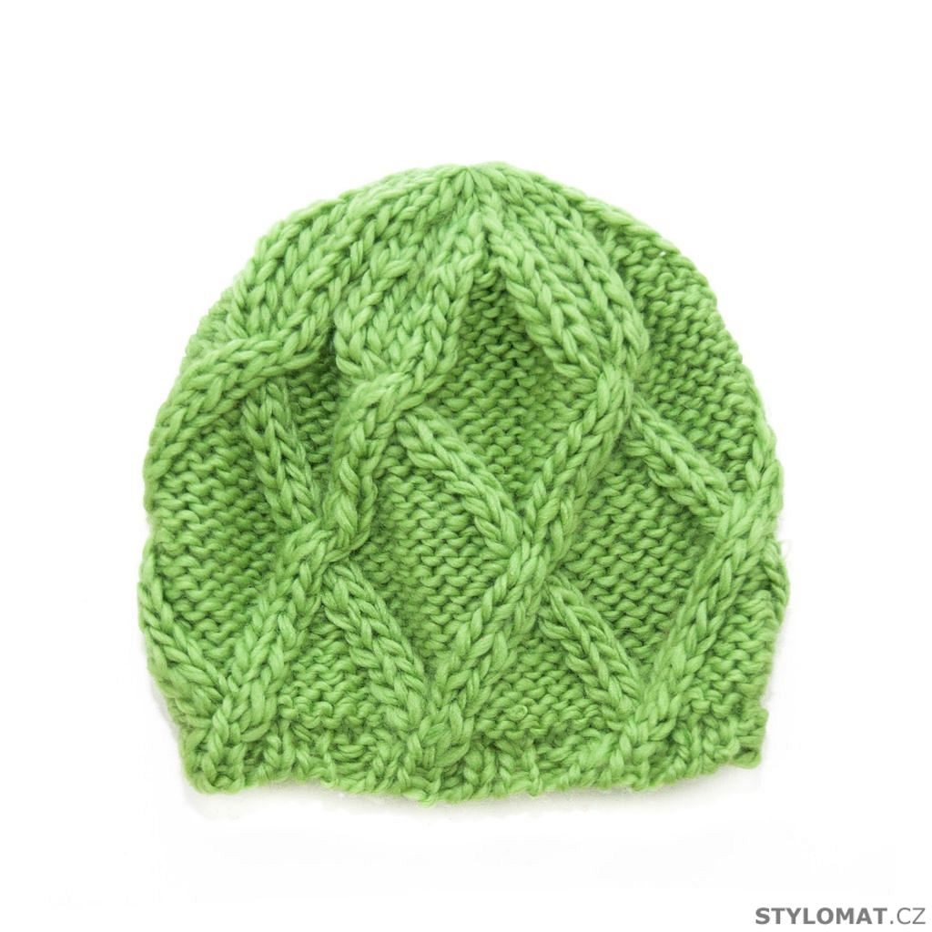 Zimní dámská čepice zelená - Art of Polo - Teplé čepice (zimní)