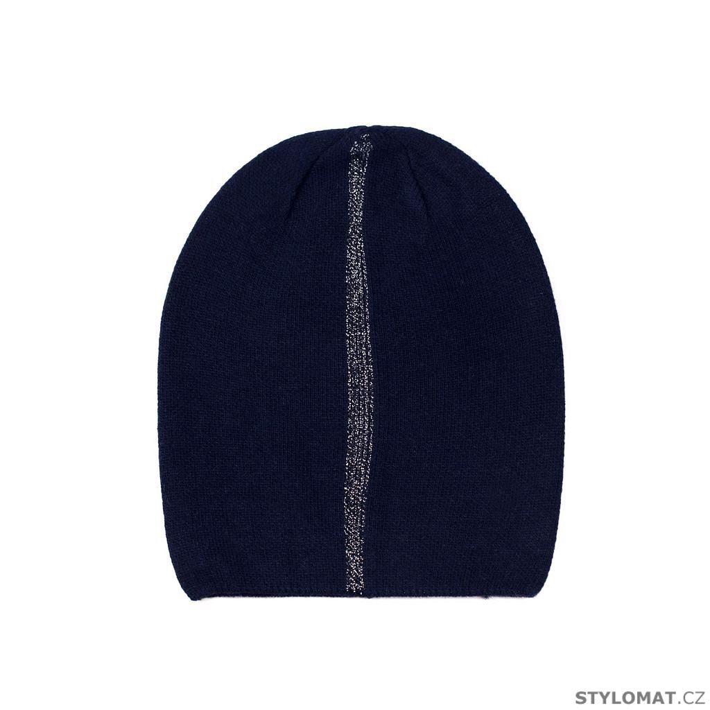 Dámská čepice s proužkem modrá - Art of Polo - Tenké jarní čepice