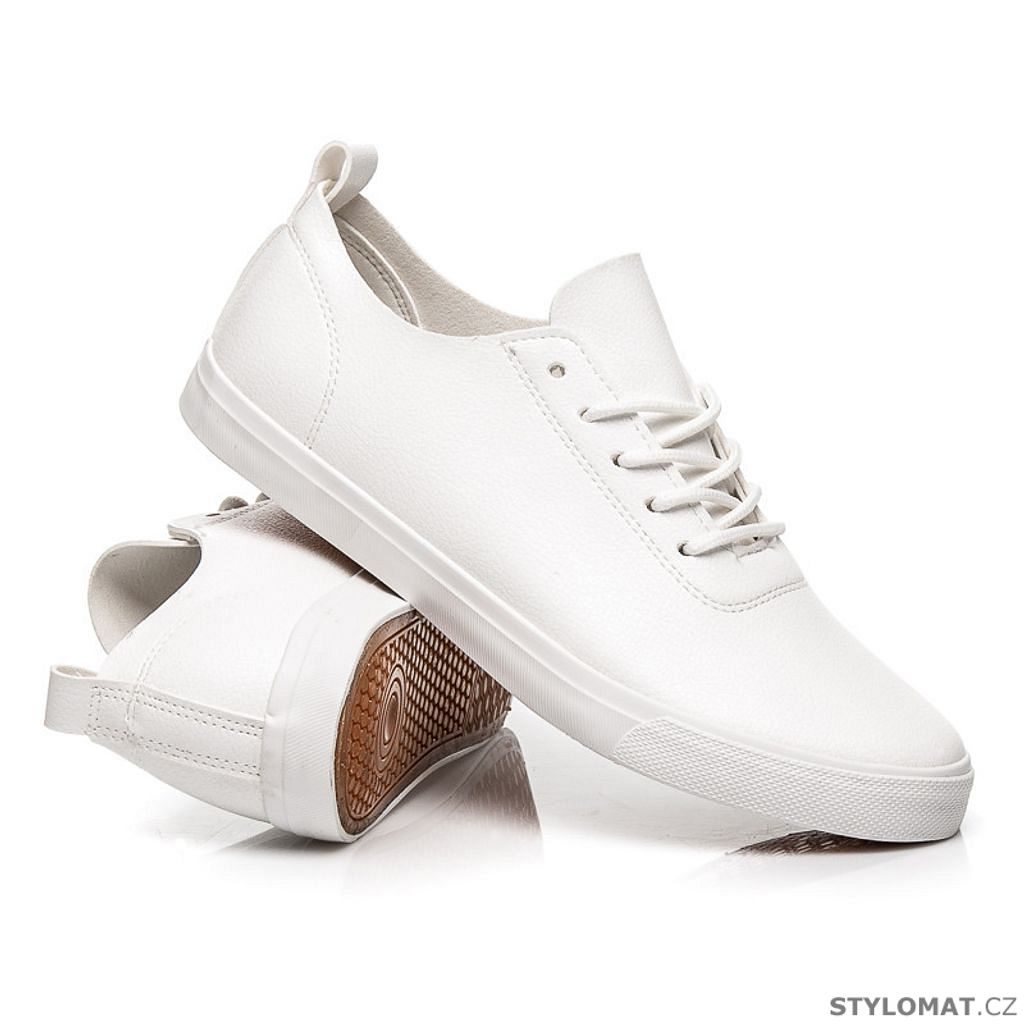 Pánské bílé tenisky - Bona - Sportovní pánská obuv