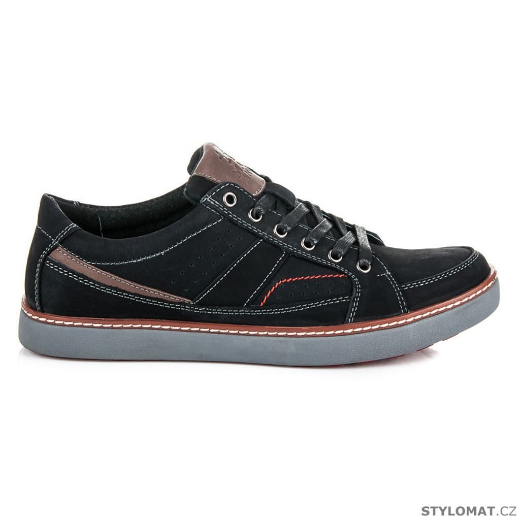 Módní pánské tenisky černé - MAZ ARO - Sportovní pánská obuv
