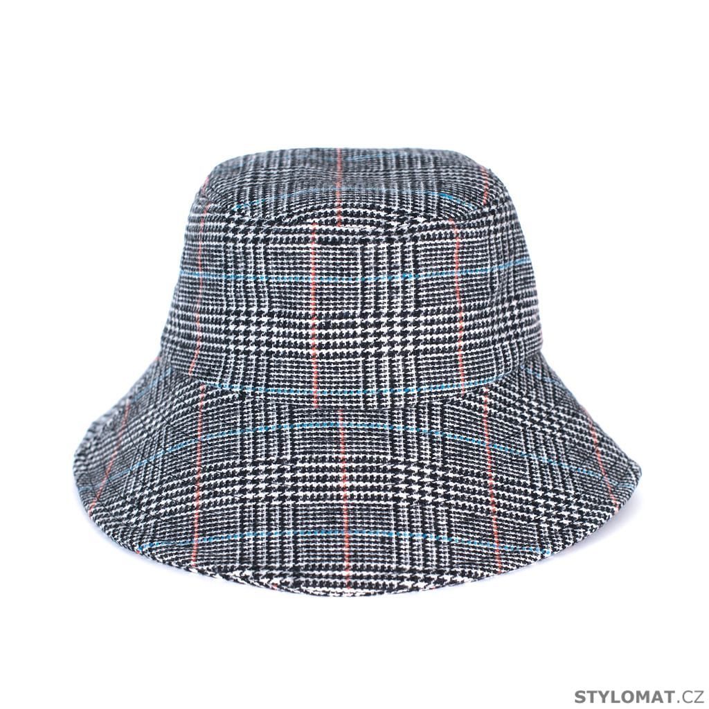 Klobouk Classy kostkovaný šedý - Art of Polo - Dámské letní klobouky