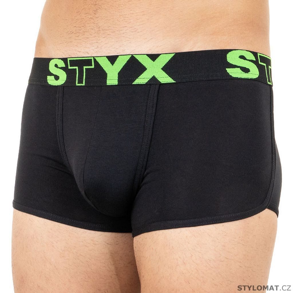 Pánské boxerky Styx basket sportovní guma černé (Z962) - Styx - Boxerky
