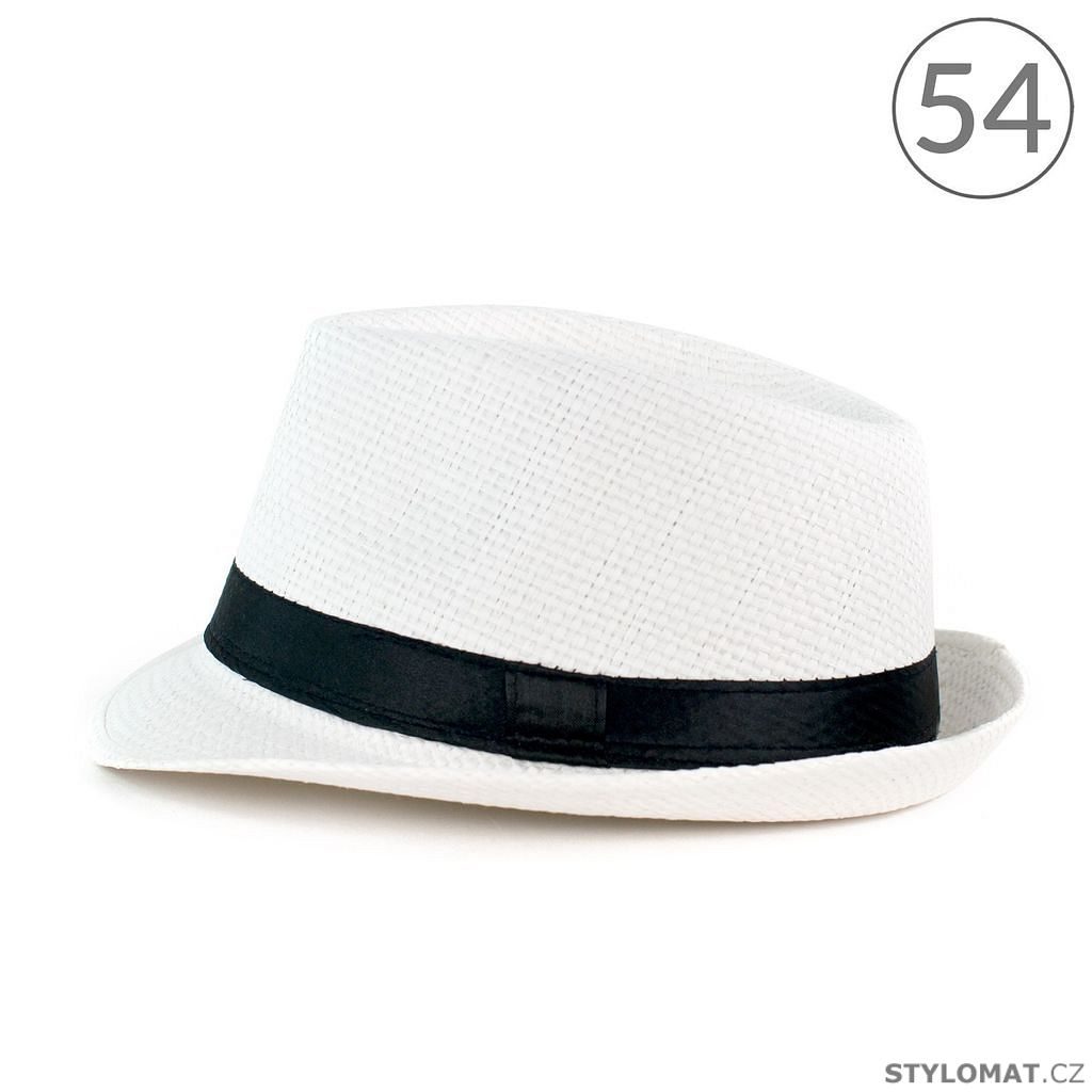 Bílý letní trilby 54cm - Art of Polo - Dětské klobouky