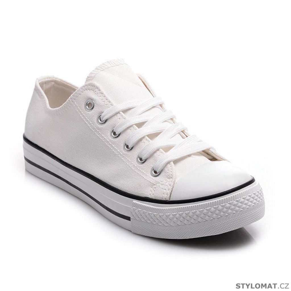 Trampky pánské bílé - AODIKE - Sportovní pánská obuv