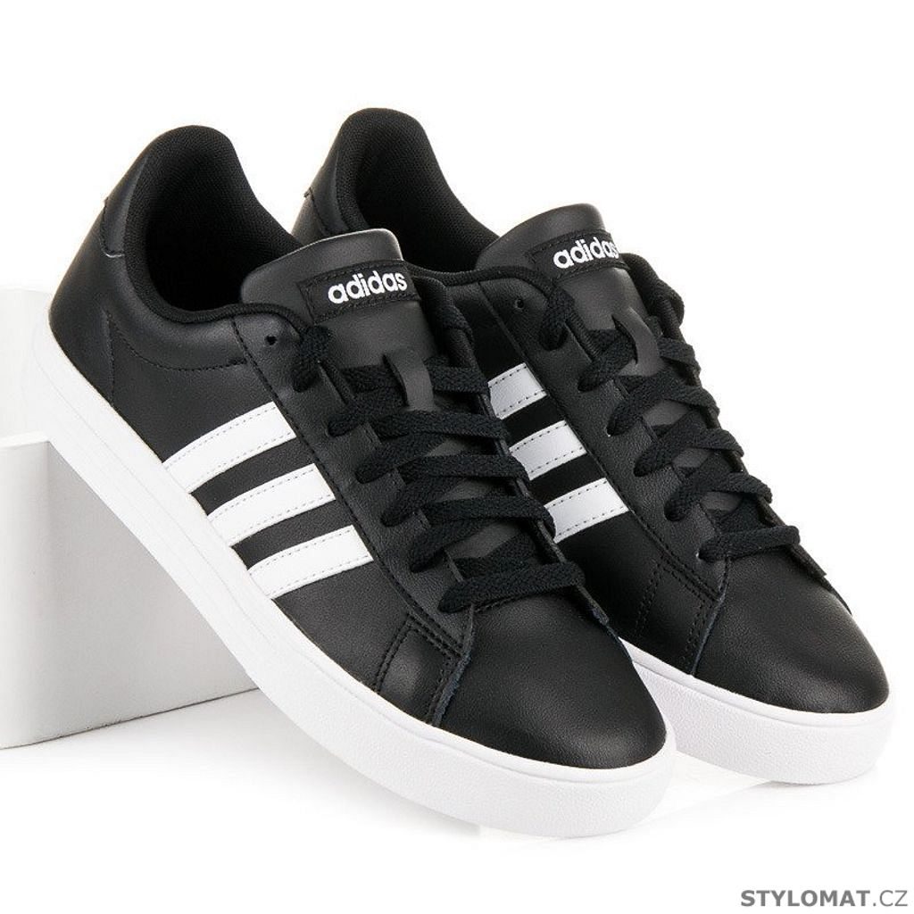 Adidas daily 2.0 černé s bílou podrážkou - Adidas - Sportovní pánská obuv