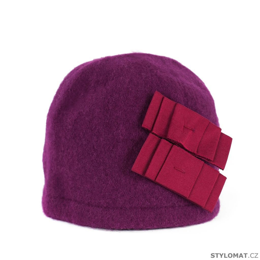Elegantní dámský zimní klobouk růžový - Art of Polo - Dámské vlněné klobouky