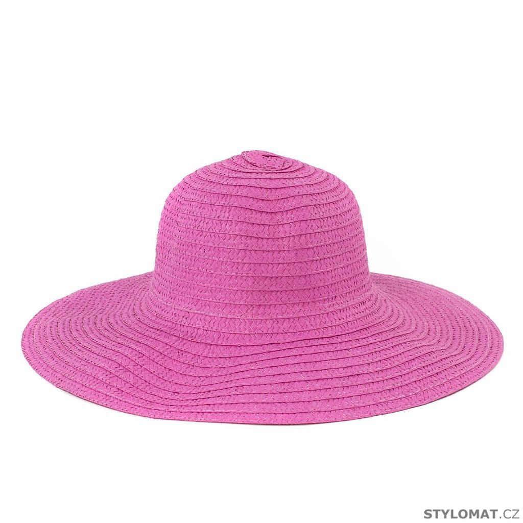 Dámský plážový klobouk "slamák" růžový - Art of Polo - Dámské letní klobouky