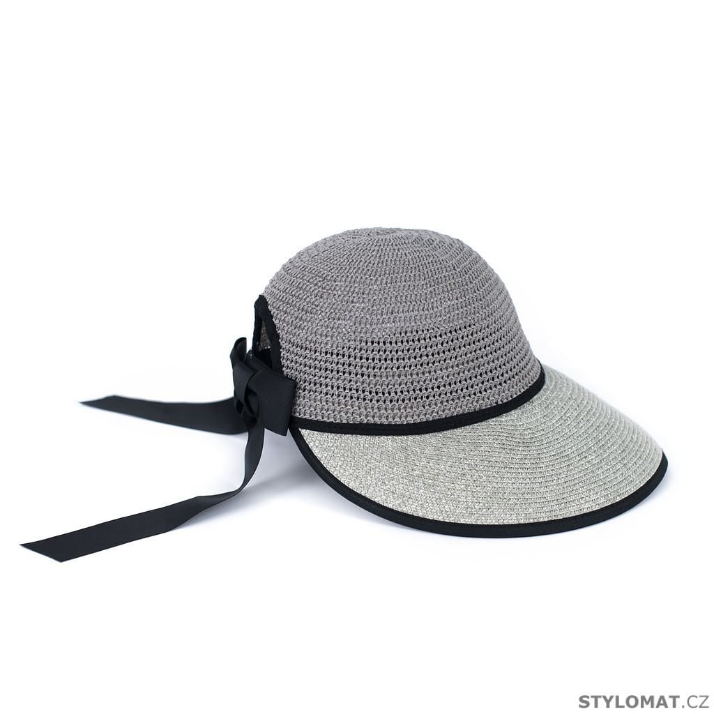 Dámský klobouk s kšiltem šedý - Art of Polo - Dámské letní klobouky