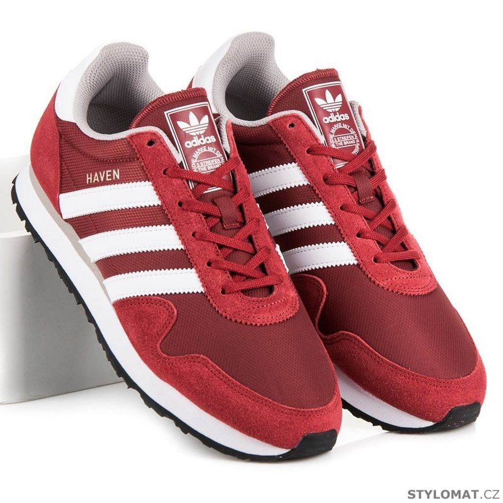 Adidas haven červené - Adidas - Sportovní pánská obuv