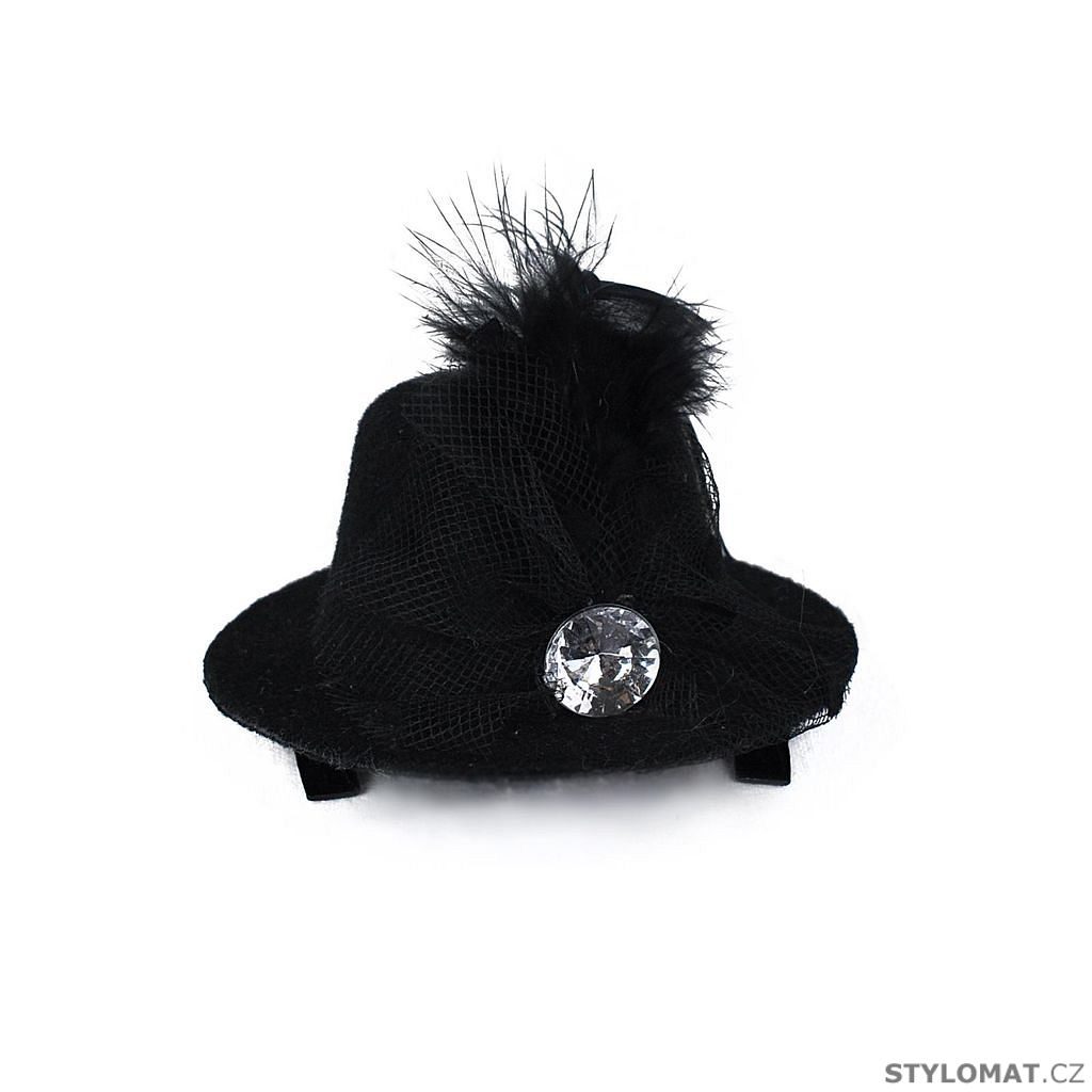 Malý klobouček černý - fascinátor - Art of Polo - Fascinátory a ozdoby do  vlasů
