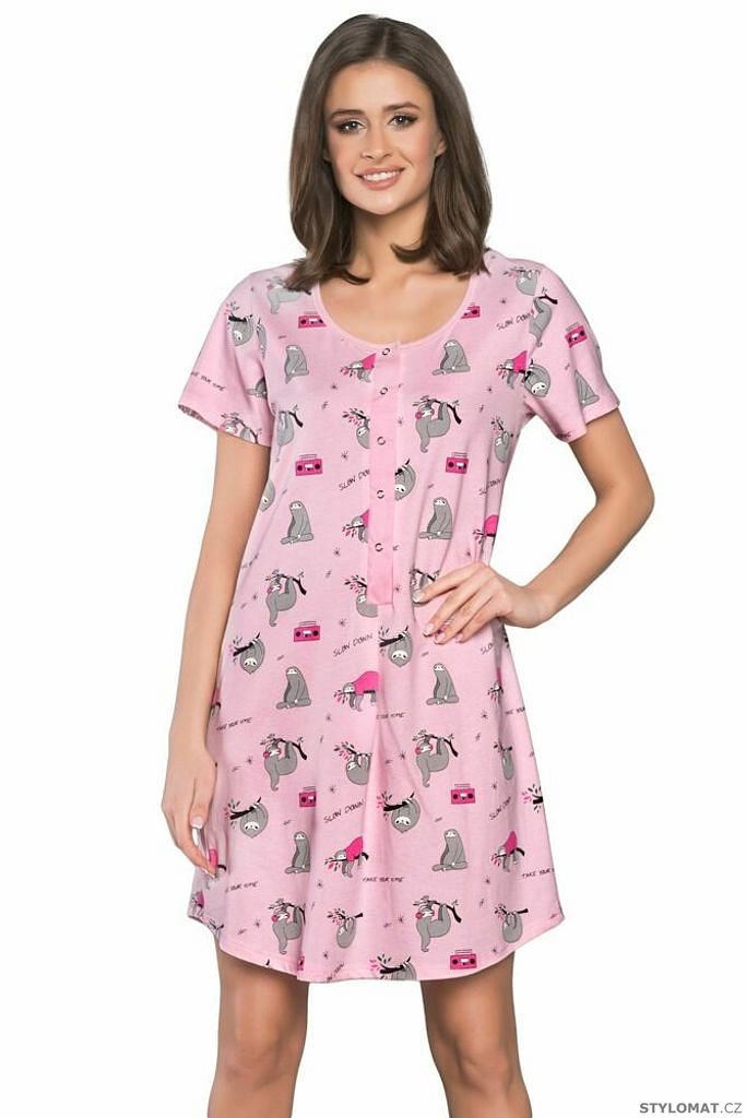 Dámská noční košile Orso růžová - Italian Fashion - Dámské spodní prádlo
