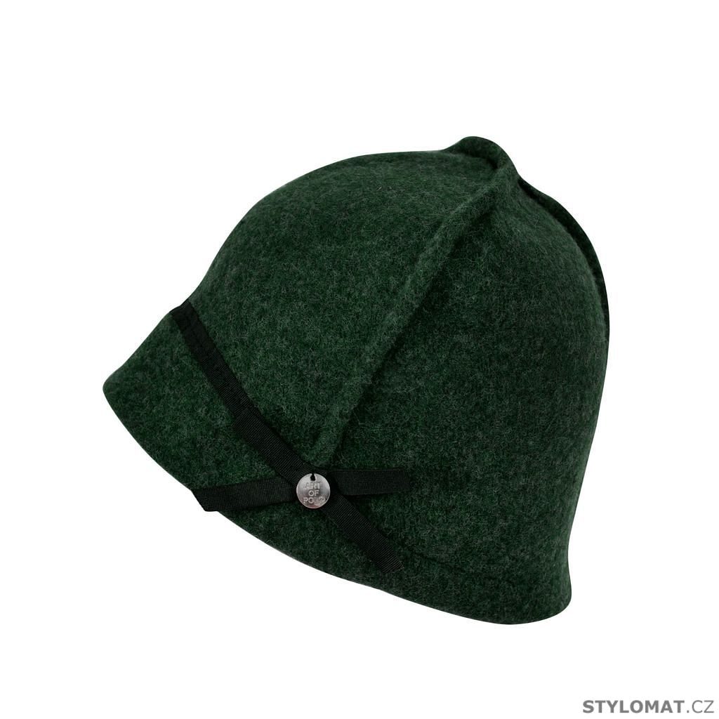 Dámská čepice Sherlock zelená - Art of Polo - Vlněné klobouky