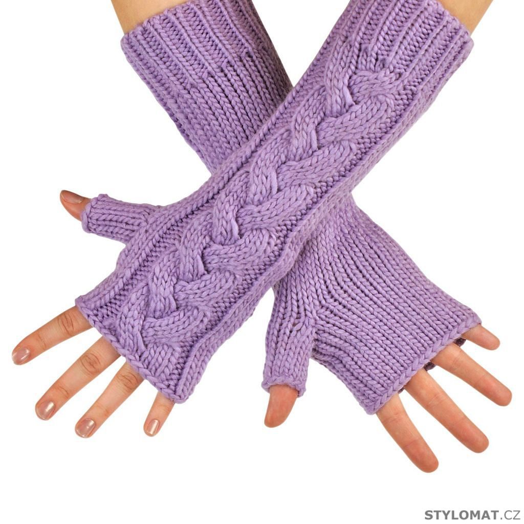 Bezprsté rukavice fialové - Art of Polo - Dámské rukavice