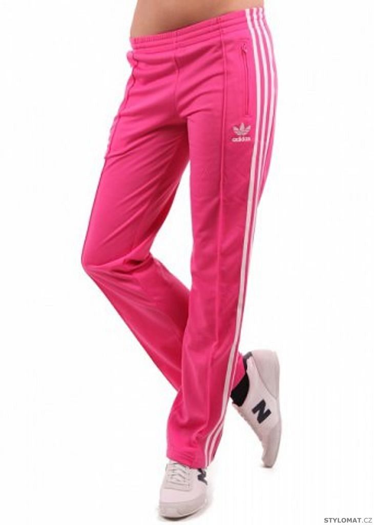 Růžové sportovní kalhoty adidas Originals FIREBIRD TP - Redial - Sportovní  kalhoty a tepláky