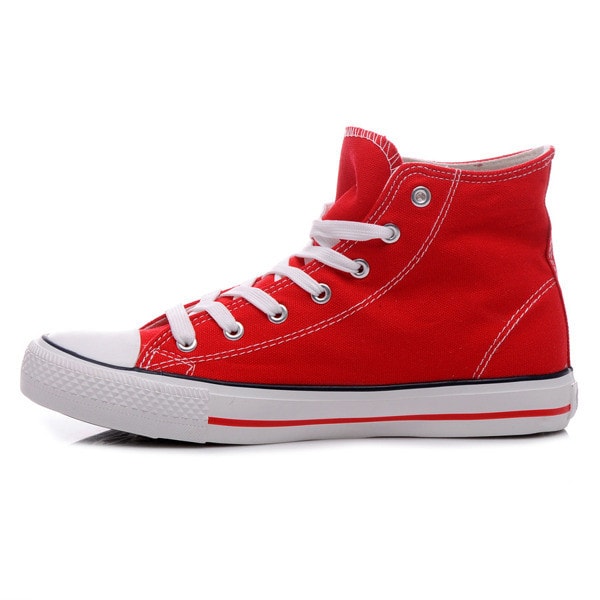 Pánské vysoké tenisky červené - Kylie - Sportovní pánská obuv