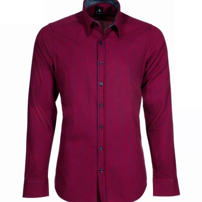 Luxusní košile Pontto červená - Pontto - Košile