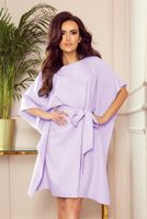 Sofia motýlkové šaty - světlé fialová