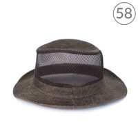 Stylový fedora klobouk hnědý 58 cm