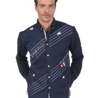 Luxusní košile Giorgio Di Mare navy