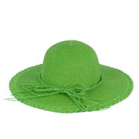 Zelený dámský letní klobouk