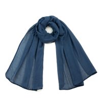 Jarní vzdušný šátek tmavě modrý