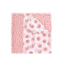 Jarní šálka s puntíky růžová