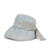 Trilby průhledný klobouk v bílé barvě - Art of Polo - Dámské letní klobouky