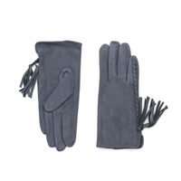 Hezké šedé rukavice
