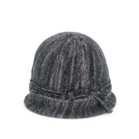 Vlněný šedý klobouček