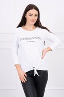 Tričko s nápisem "FOREVER" bílá S/M - L/XL