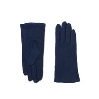 Elegantní rukavice s květy modrá