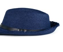 Mladistvý klobouk trilby navy modrý