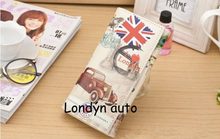 Trendy dámská peněženka Londýn s autem