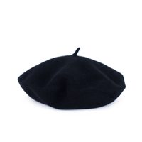 Klasický francouzský baret černý