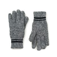 Pánské melanžové rukavice šedé